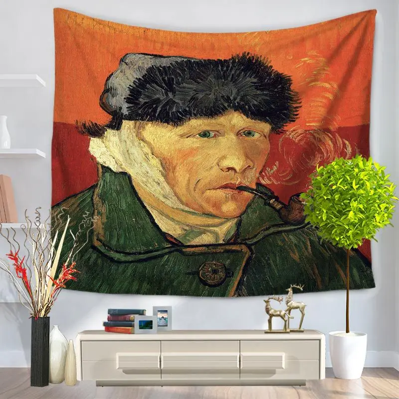 Пикассо клоун гобелен красивый архитектурный пейзаж таинственный замок