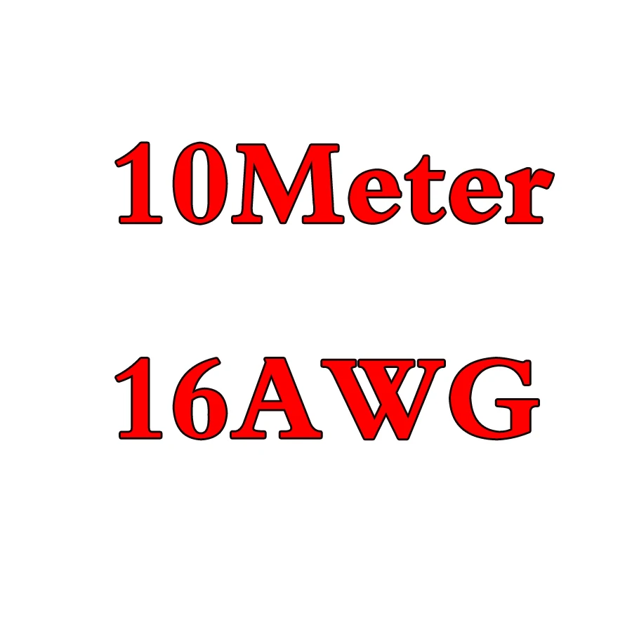 Eclyxun 4 6 7 8 10, 11, 12, 13, 14, 15, 16, 17, 18, 20, 22, 24, 26 28 30 AWG силиконовый провод ультра гибкий Тесты линия кабель высокого Температура - Цвет: 10Meter 16AWG