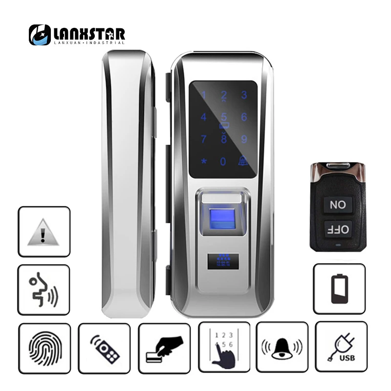 Замок дверной со стеклянной крышкой и отпечатком пальца|locks of love logo|door cheaplock spring |