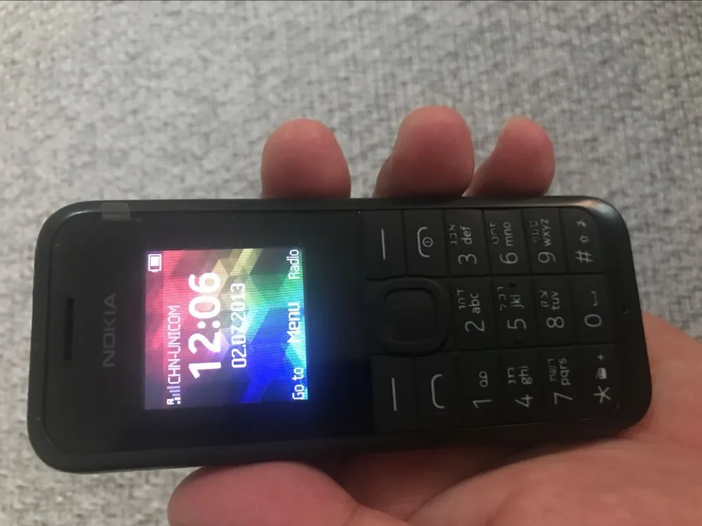 Разблокированный Nokia 105 FM радио хорошее качество отремонтированный дешевый мобильный телефон одна sim-карта или две sim-карты