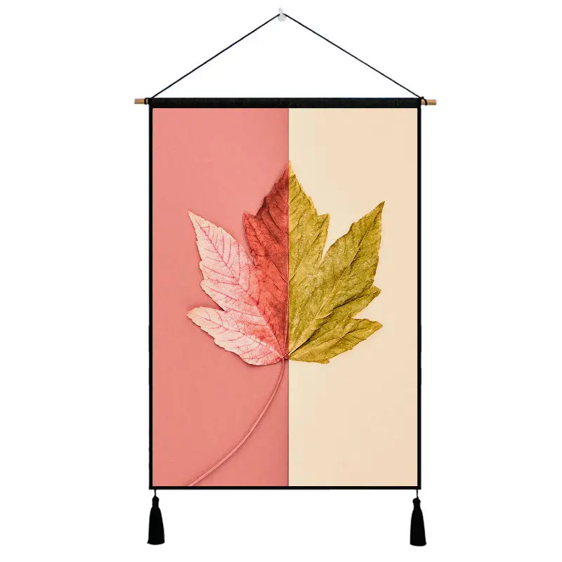 Tapestry Plant Background Cloth Wall Hanging Dorm Home Living Decor Beach Coverlet Background Wall Cloth Tapestries Wall Carpet
