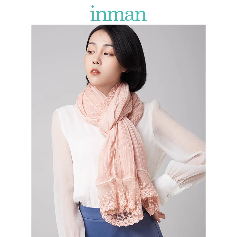 Новое поступление 2019 простые тонкие Модные Дизайнерские шарфы с цветочной