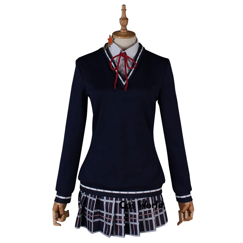 Школьная форма Love Live Sunshine Aqours Takami Chika с красным Кленовым листом рубашка жилет
