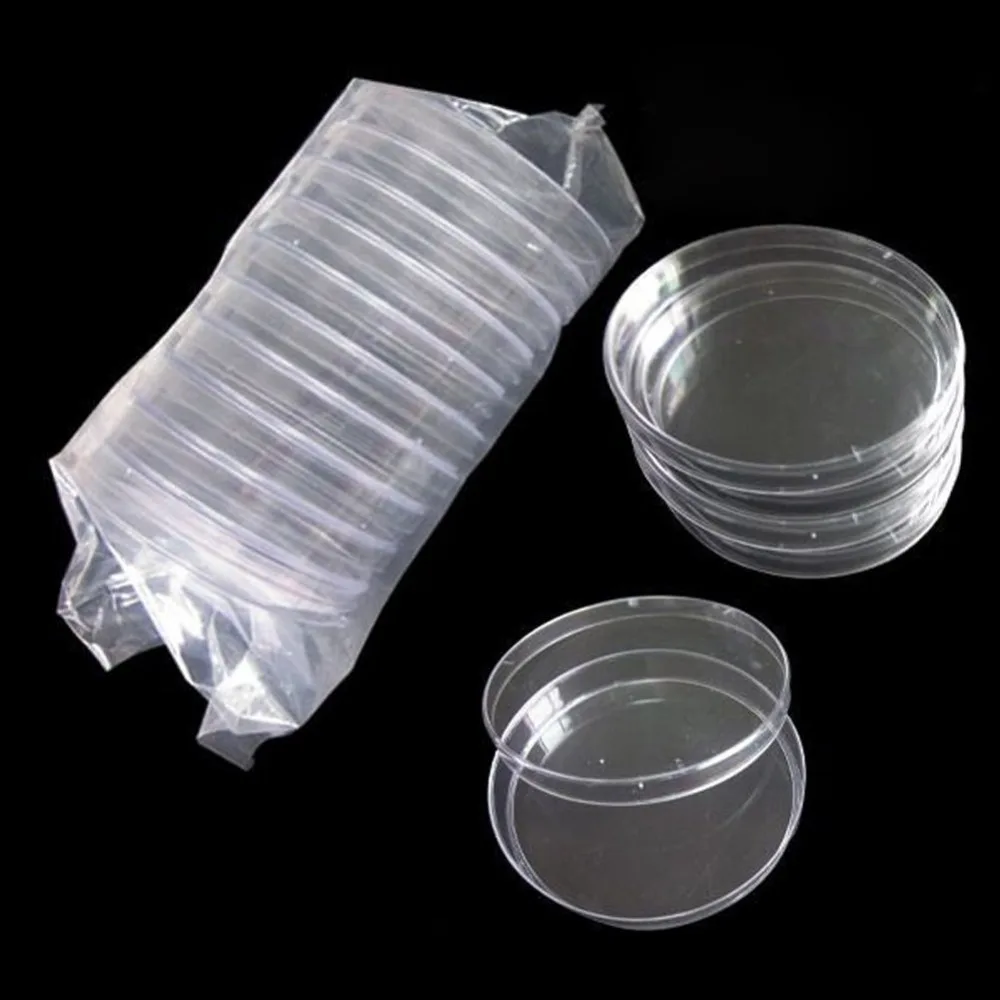 Laboratory analysis Disposable Plastic Polystyrene Petri Dishs 1-35mm,Sterile, 10pcs/pack !