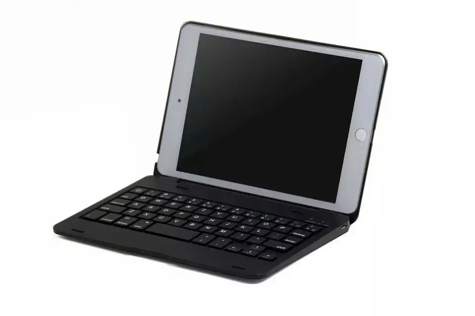 Black Тонкий беспроводной Чехол для iPad mini 4 клавиатура Bluetooth чехол Полный корпус защитный чехол для iPad mini 4 Клавиатура Чехол - Цвет: Black