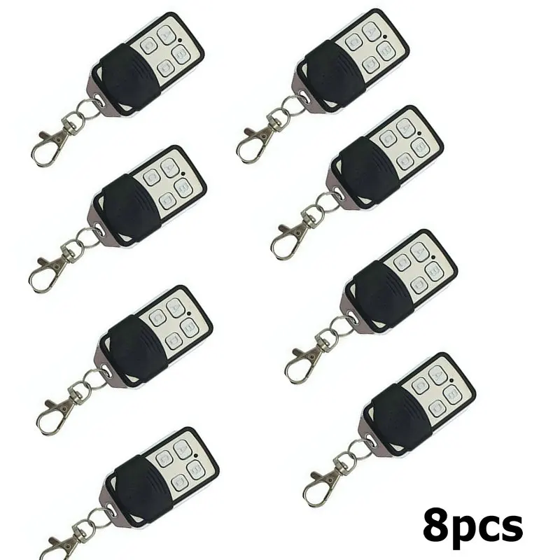 8x metal remote Беспроводной RF433 переключатель дистанционного управления модуль DIY Универсальный умный переключатель без функции wifi - Цвет: 8x metal remote