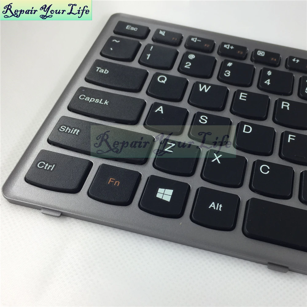 Ремонт вашей жизни Клавиатура для ноутбука lenovo Ideapad Z500 Z500A Z500G серии раскладка клавиатуры США с серебряной оправе и