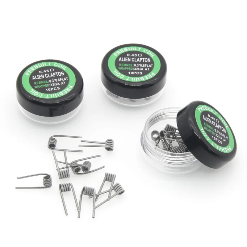 Prebuild катушка Clapton Alien витое сопротивление нагревательного провода готовые
