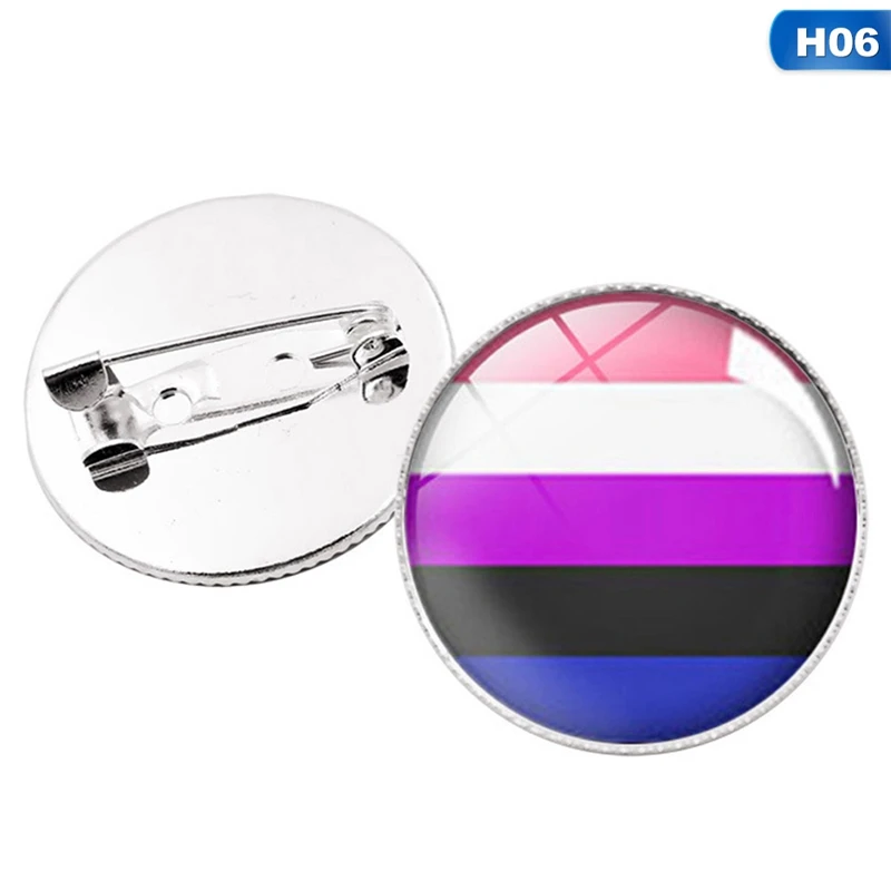Транссексуал Прайд Радуга, гей-интерсексуал Asexual Прайд нагрудные булавки любовь это Би пансексуал булавки панромантик оловянный значок