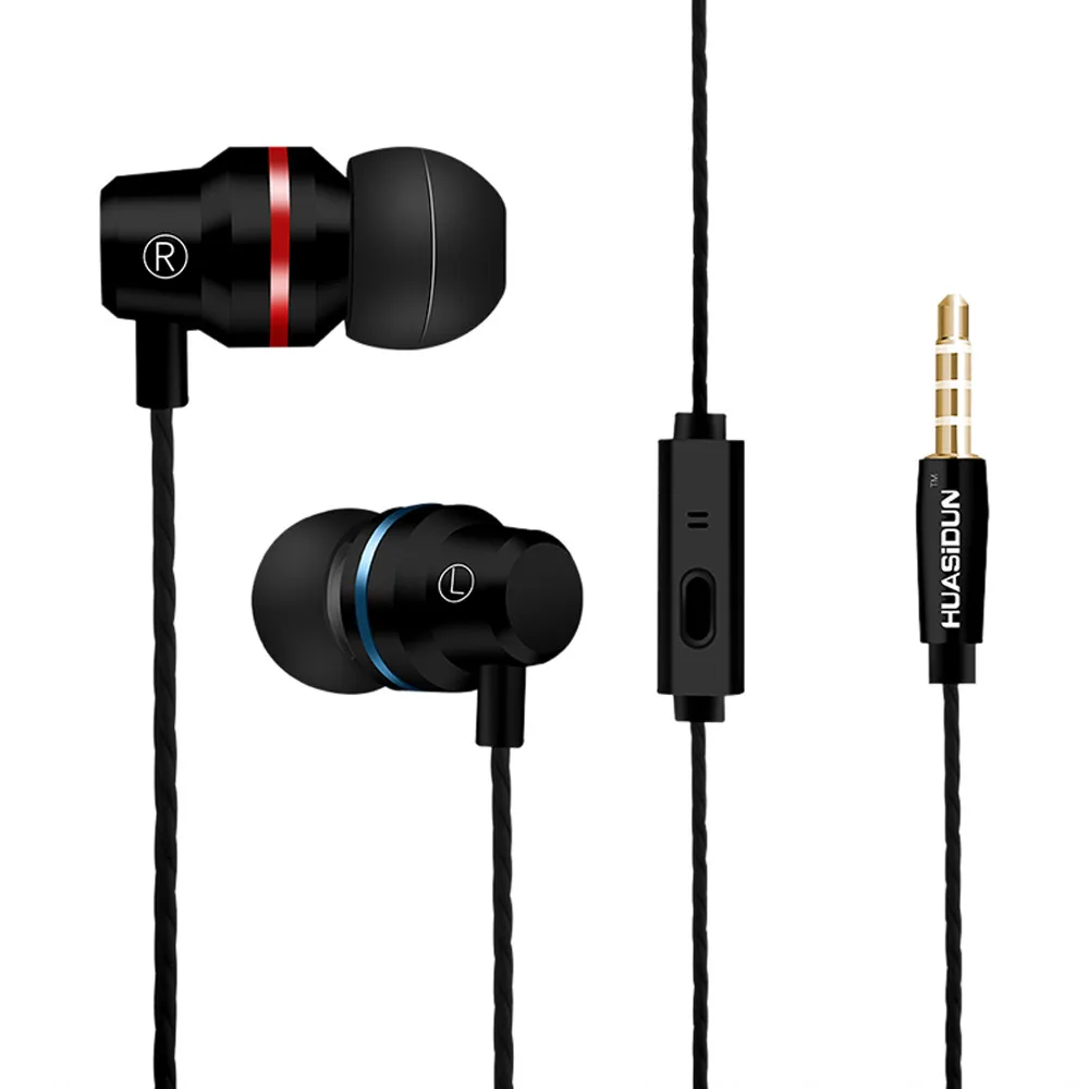 VOBERRY горячие наушники в ухо Hifi металлические 3 5 мм супер бас Сабвуфер стерео с
