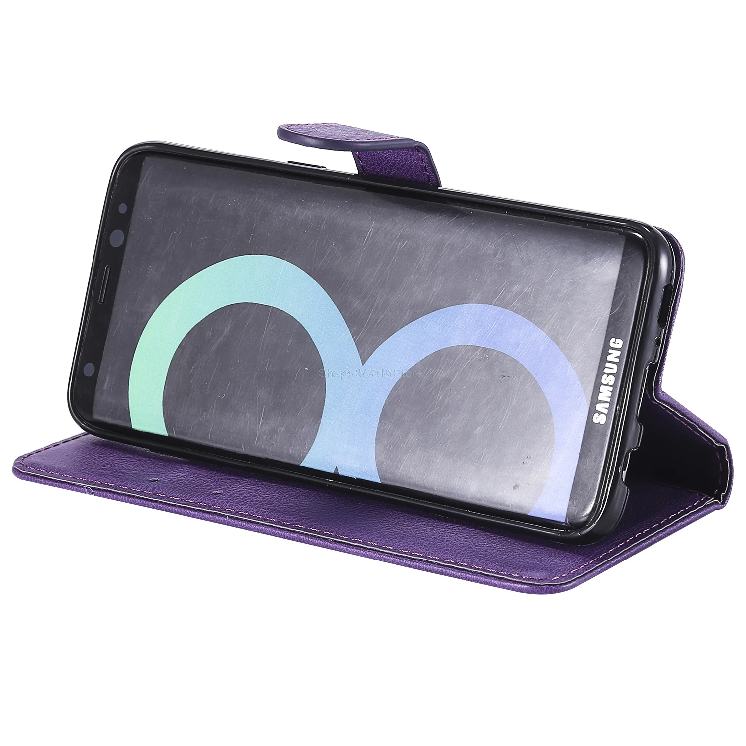 Чехол книжка с твердая цветная обложка для Samsung Galaxy S8 S 8 G950 G950F G950FD SM портмоне