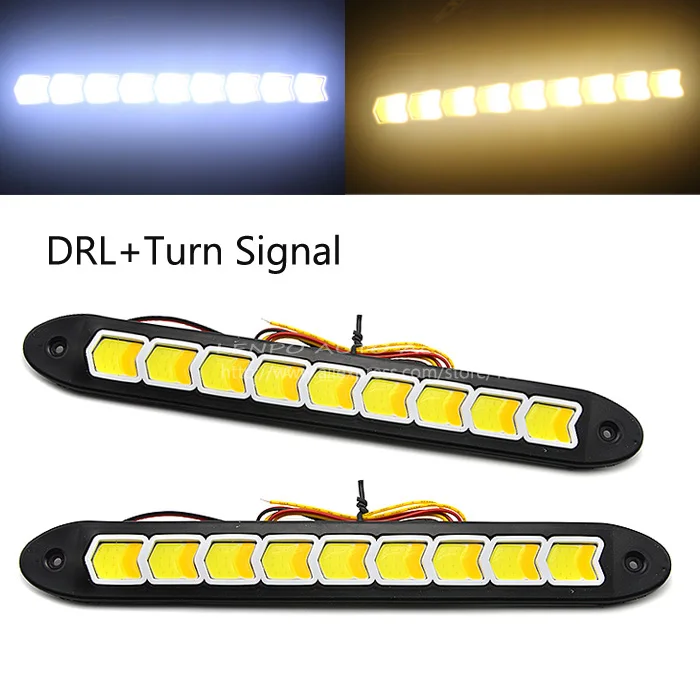 Универсальный высокомощный автомобильный гибкий светодиодный дневный ходовой