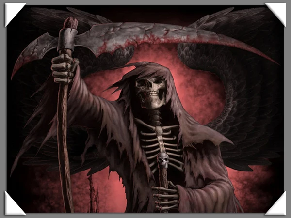 Grim Reaper Modern pop elements wall HD canvas printing art Giclee home decoration murals no frame | Дом и сад