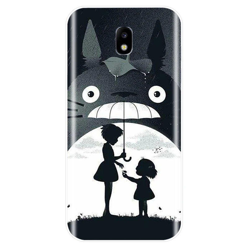 Мой сосед доставляет Тоторо аниме чехол для телефона Samsung Galaxy J3 J4 J6 J8 2018 J5 J7 2017 2016