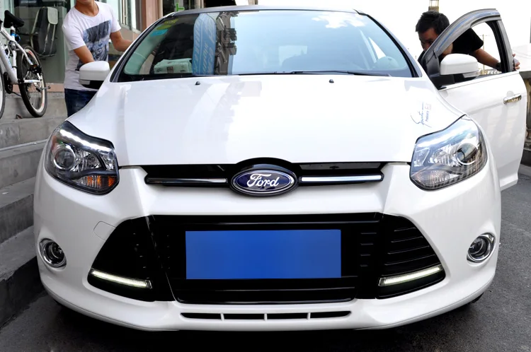 Автомобильные товары, автомобильный Стайлинг для Ford Focus 3 светодиодный налобный фонарь 2012-2013 для focus ST style светодиодный DRL H7 Hid опция Angel Eye Bi Xenon луч