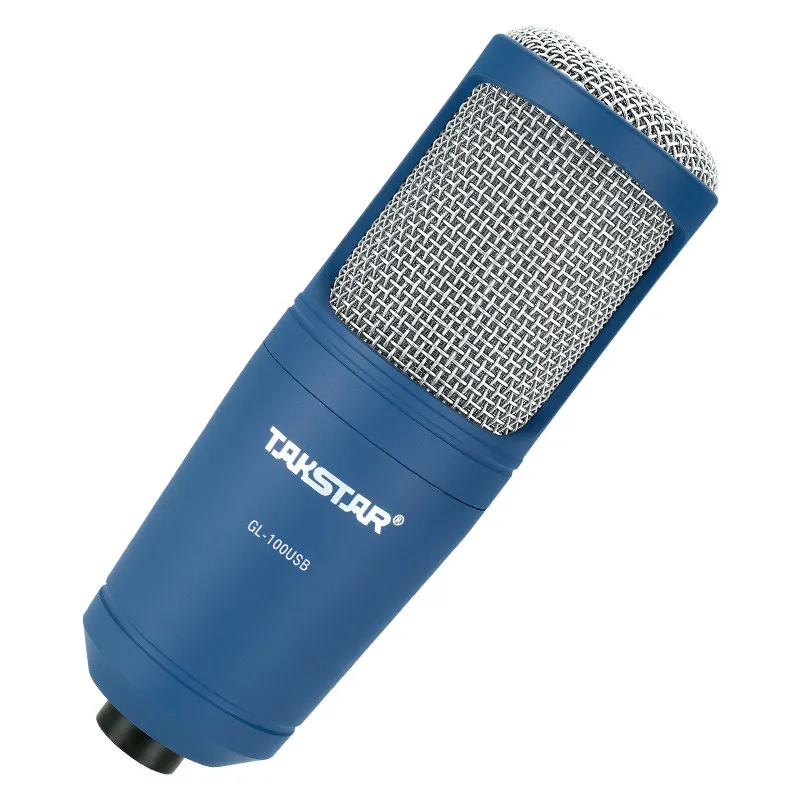 Takstar GL-100USB сбоку-адрес записи микрофон Проводной USB конденсаторный микрофон для КТВ, встречи, на для выступления и компьютер