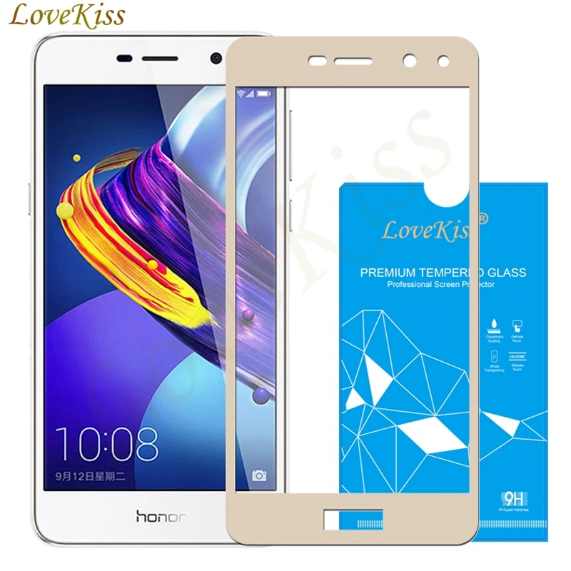 Полное покрытие закаленное стекло для Huawei Y6 2017 MYA L03/L23 L02/L22 Honor 6 Play Y5 3 Защитная