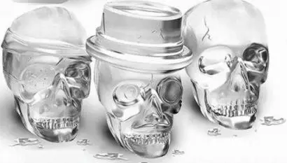 3 Skull Бестселлер) 3D череп силиконовые формы DIY Форма для приготовления льда лоток - Цвет: 3 Skull