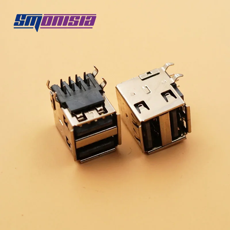 100 шт. usb-Коннектор с двумя USB-портами | Обустройство дома