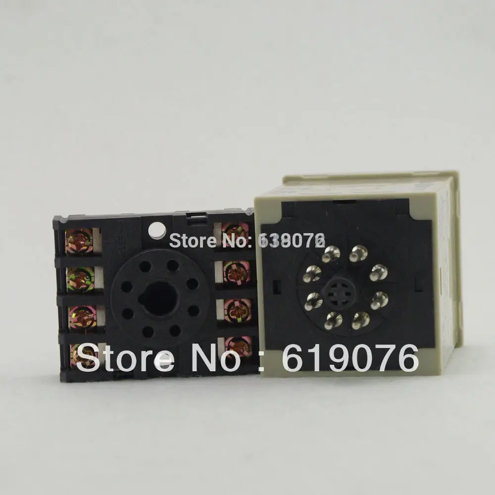 Время задержки многофункциональный таймер H3CR A8 100 125VDC и 240VAC DPDT 8 контакт. гнездо