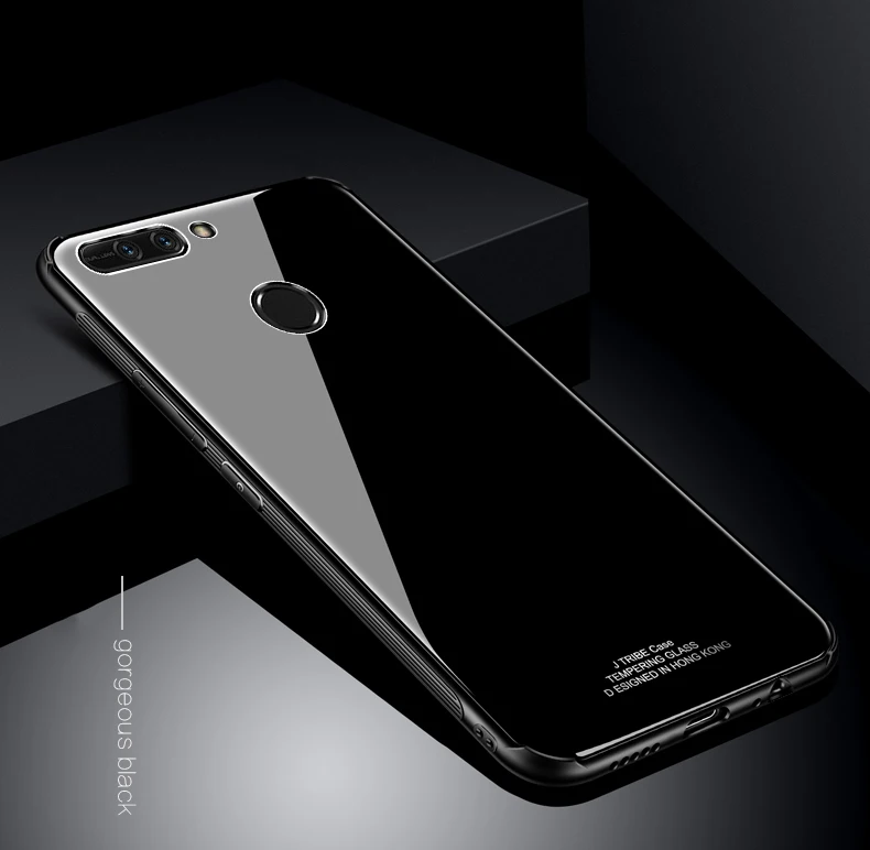 MAKAVO для huawei Honor 8 Pro Чехол, роскошная задняя крышка из закаленного стекла, гибридный противоударный чехол, жесткий корпус для huawei Honor V9