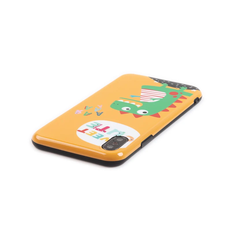Милый чехол для телефона с динозавром iphone 6 6S X XS Max XR 7 8 Plus задняя крышка роскошные