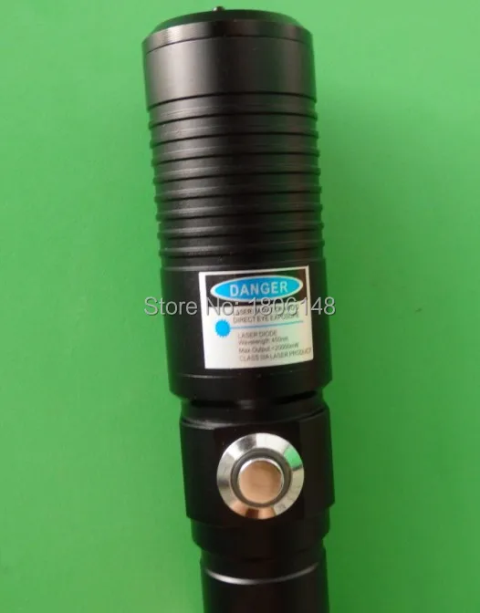 

High power Military Blue laser pointer 500000m 500w 450nm Flashlight Light Burning match/dry wood/black/Burn cigarettes Hunting