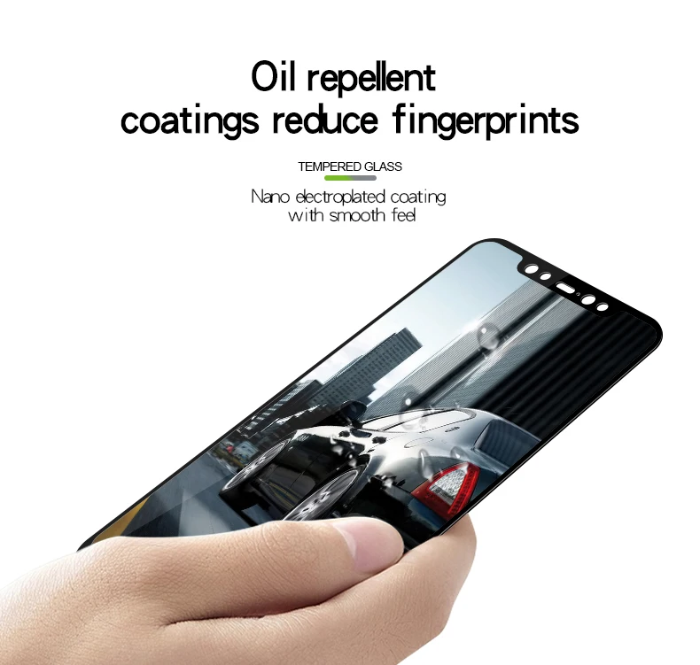 

glass tempered MOFi original For xiaomi MI 8 mi8 6.21" screen protector protective film full cover tempered glass