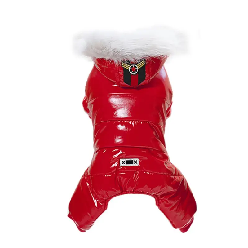 

Winter Pet Dog Clothes Warm Pet Plush Coat Jacket four leg Jumpsuit Puppy Clothes Small Dog Costume Apparel Outfit Ropa Perro