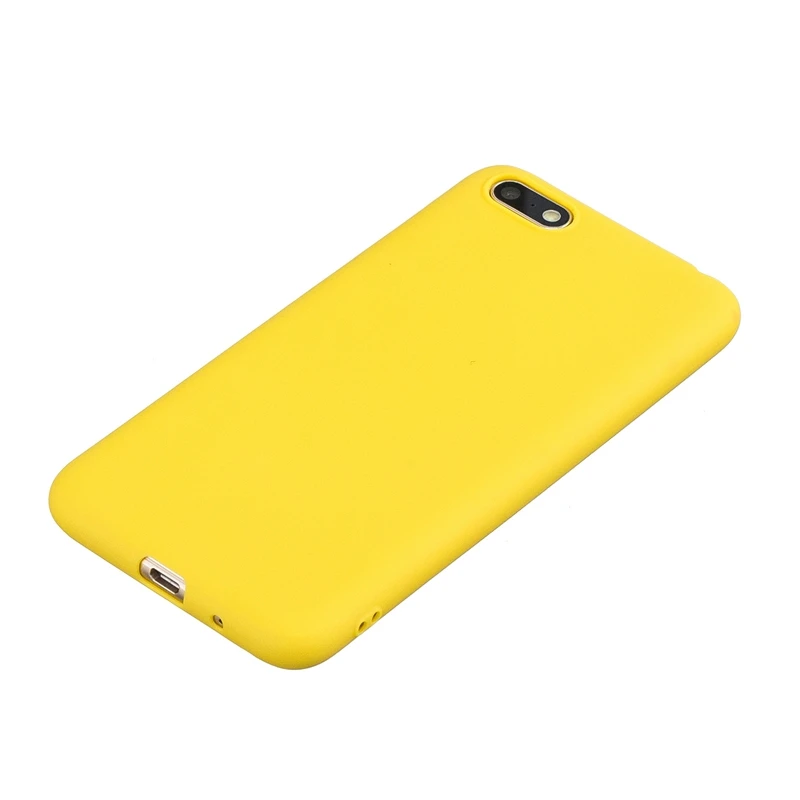 Карамельный цвет чехол для телефона для Coque Hawei Y5 Мягкий Силиконовый ТПУ чехол s для Etui huawei Y5 Y 5 5Y задняя крышка