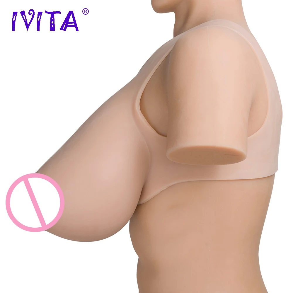 Реалистичная силиконовая форма для груди IVITA 8300 г искусственные трансвеститов