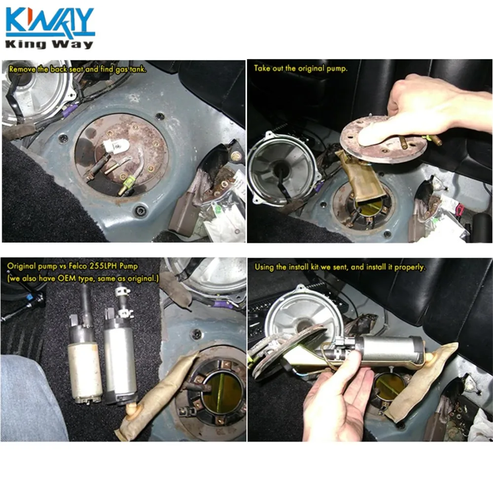 Бесплатная доставка-King Way - 255LPH EFI Топливный насос для BMW E30 E36 E46 316i 318i 320i 330i M3 535i X5 001