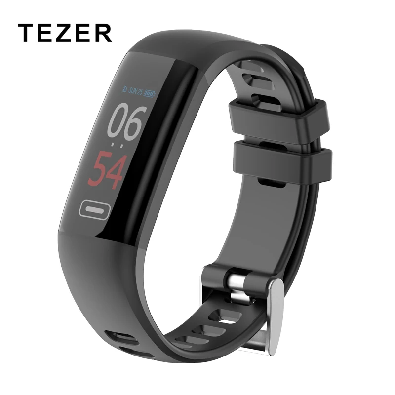 Смарт браслет TEZER R16 с пульсометром тонометром оксиметром|fitness activity monitor|monitor bandsmart