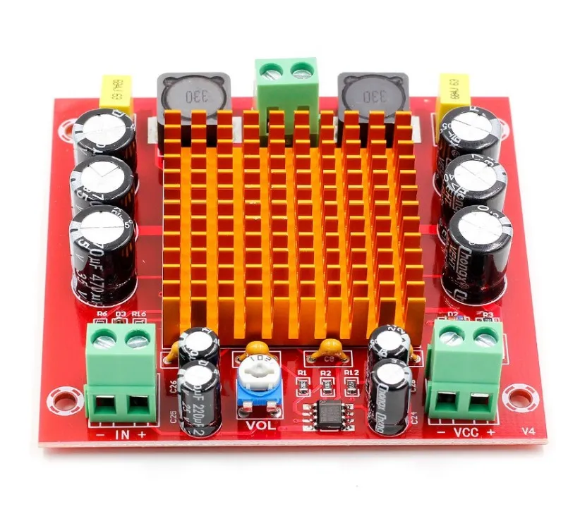 XH-M544 DC 12V 24V 150W TPA3116DA TPA3116 D2 одноканальный цифровой усилитель мощности с разъемом