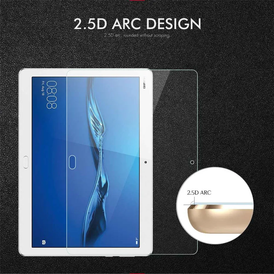 2 шт./лот защита для экрана Huawei Mediapad M5 lite 10 1 дюймов закаленное стекло