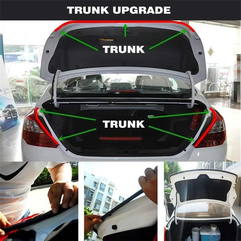 

3M 24mm*26mm Seal Strip Sealing Hollow For Caravan Truck Motor Boot Door Trunk Lid Hood Edge Protector Guard Waterproof Noise