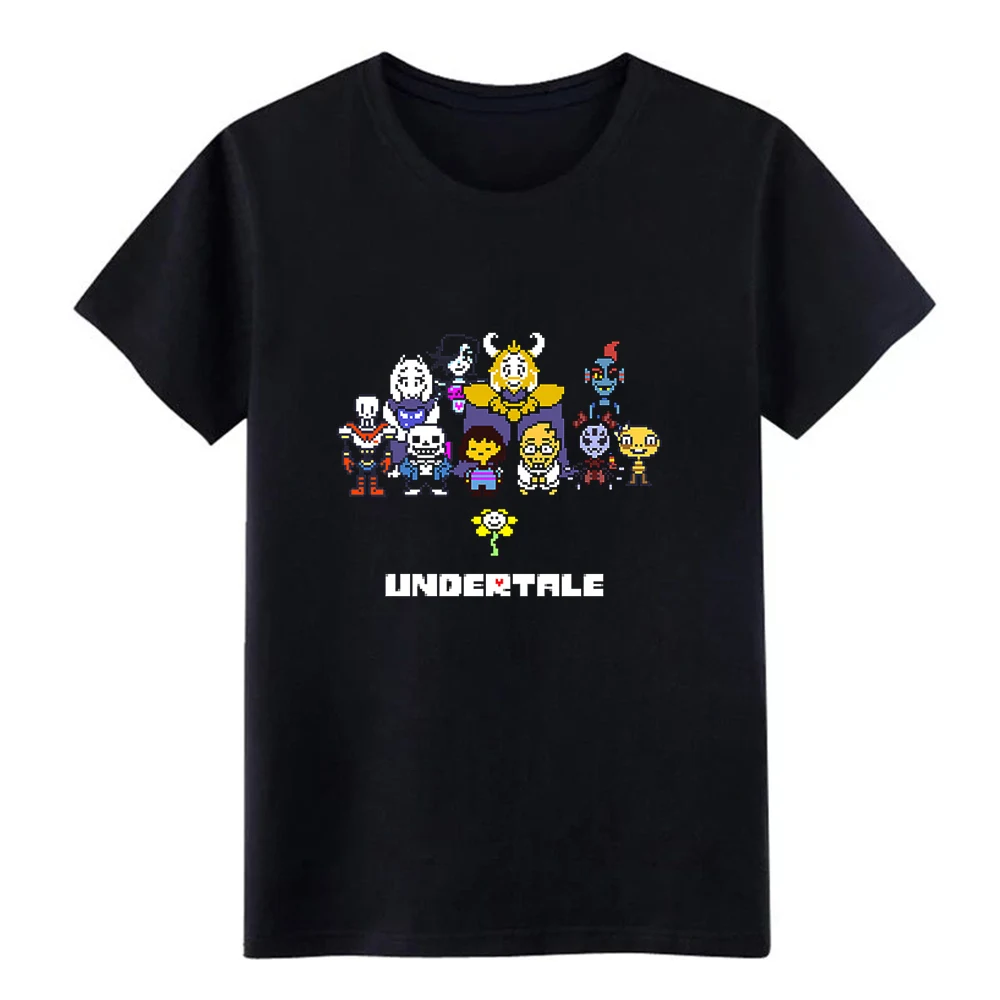 Футболка undertale sans дизайнерская одежда из 100% хлопка с круглым вырезом