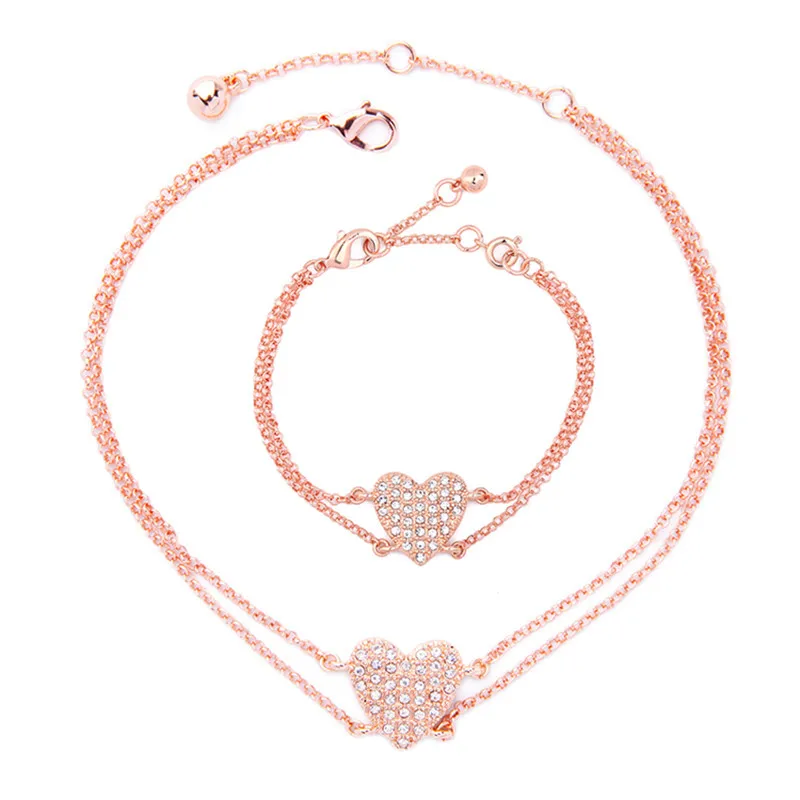 Модные брендовые ювелирные изделия ожерелье-чокер с изящным сердцем для женщин