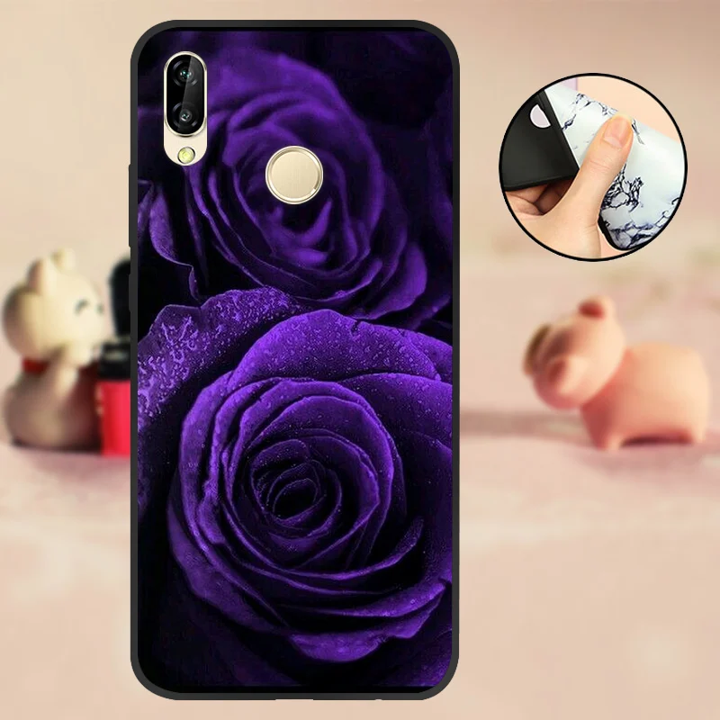 6.3&quot For Huawei P Smart Plus 2018 Case NOVA 3 Cover Black 3i Bumper Silicone Soft NOVA3 Back | Мобильные телефоны и