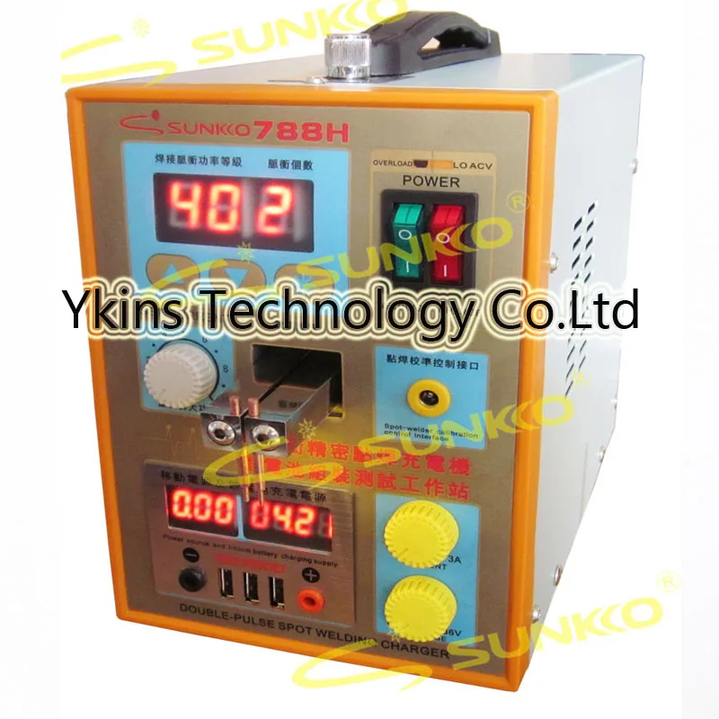 

SUNKKO New upgrade LED lighting 788H double pulse precision 18650 Spot Welder Battery Welder, 788h 220v /110V