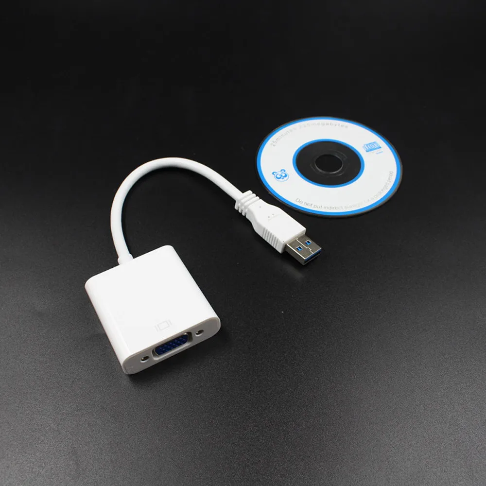 USB 3 0 в VGA конвертер внешняя видеокарта USB3.0 Графический адаптер мульти дисплей