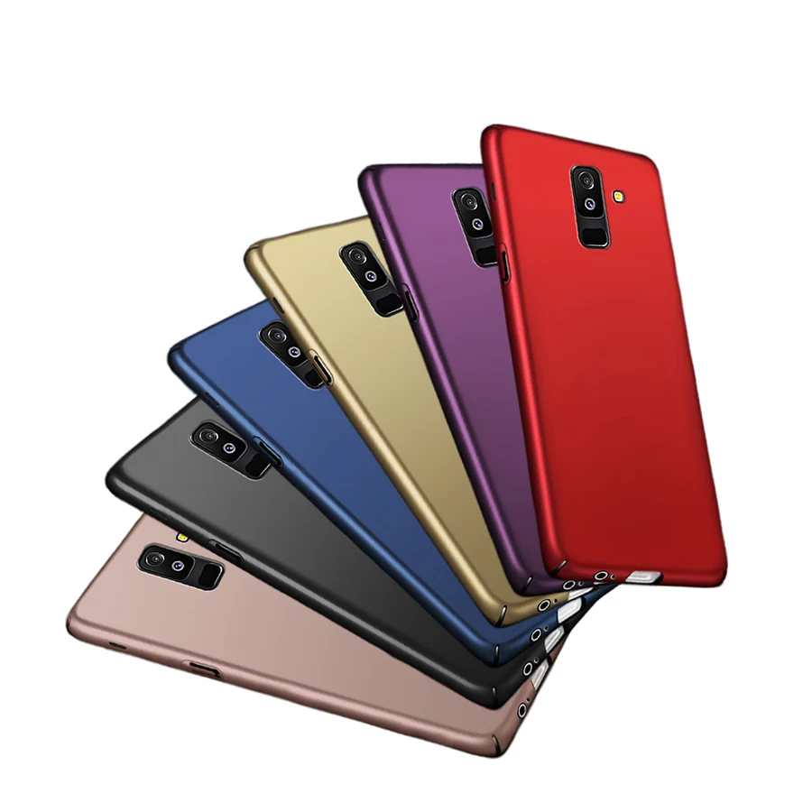 Жесткий чехол из поликарбоната для Samsung Galaxy A6 2018 с двумя SIM-картами SM A600 A600F plus A605