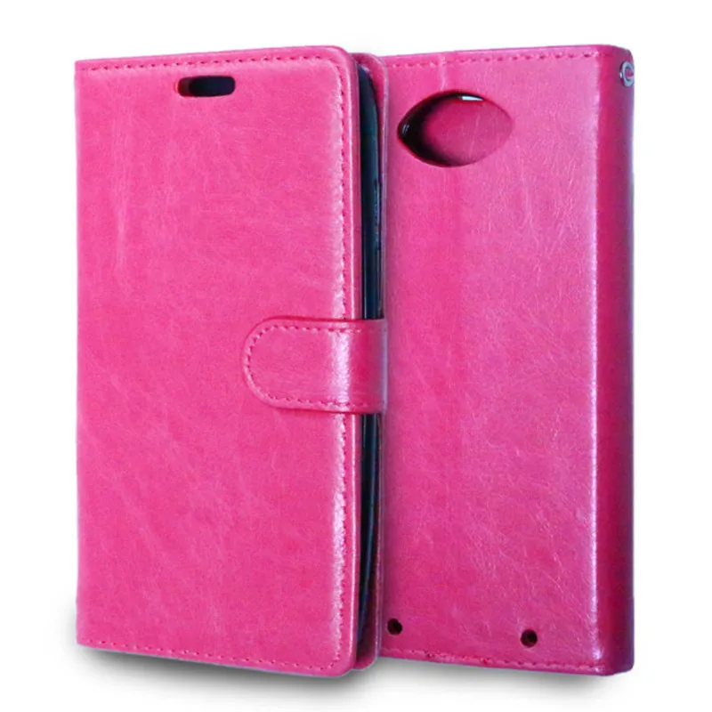 Роскошный кожаный чехол-книжка с 3 отделениями для кредитных карт и подставкой