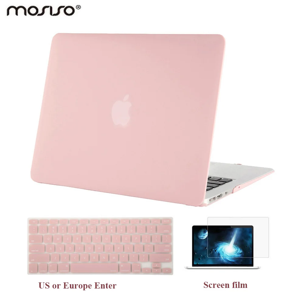Чехол для ноутбука MOSISO Crystal для Macbook Air Pro retina 13 15, Жесткий Чехол для сенсорной панели, чехол для ноутбука Air 13 A1932