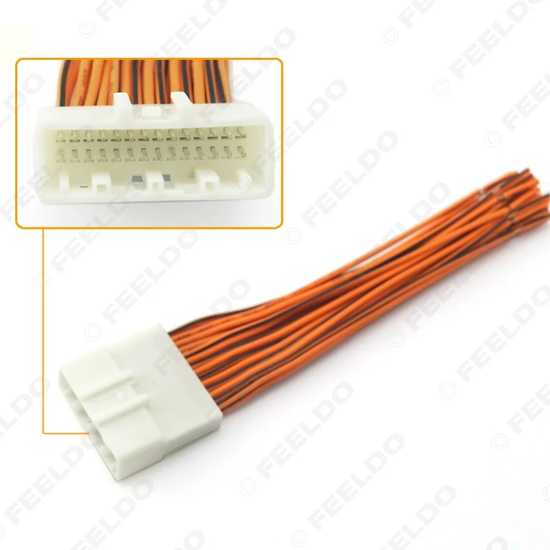 

FEELDO 10XCar Radio Stereo Wiring Adapter For Subaru Legacy Touring/Impreza Wagon/Levorg Aftermarket Stereo Installation #2022