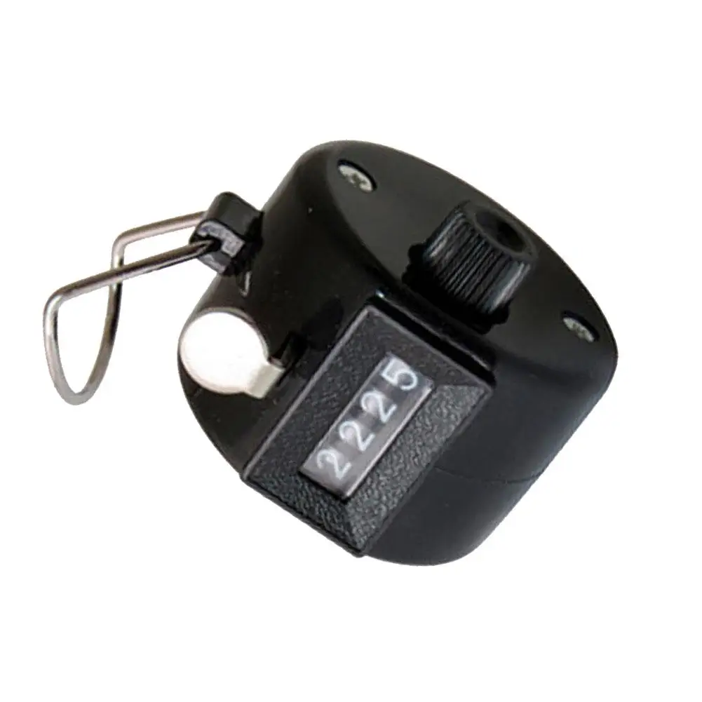 Ручной счетчик металла 4 цифры ручные счетчики нажатие ручной людей счетчика