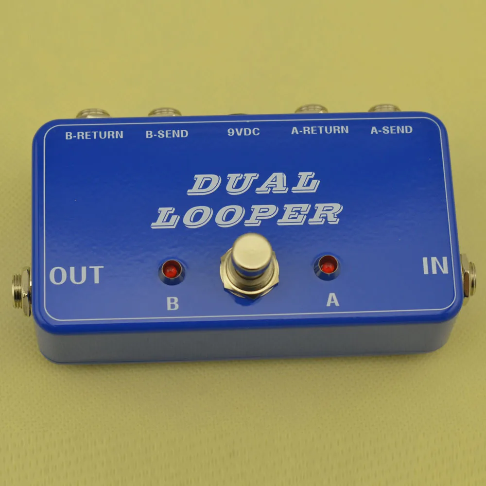 Педаль для гитары с двойным циклом синий|loop switch|guitar effect pedal looperpedal looper switcher |