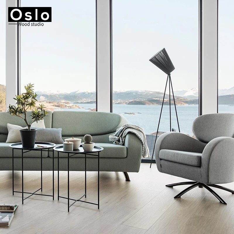Датский дизайн oslo Norway деревянный напольный светильник Лофт промышленный стоячий