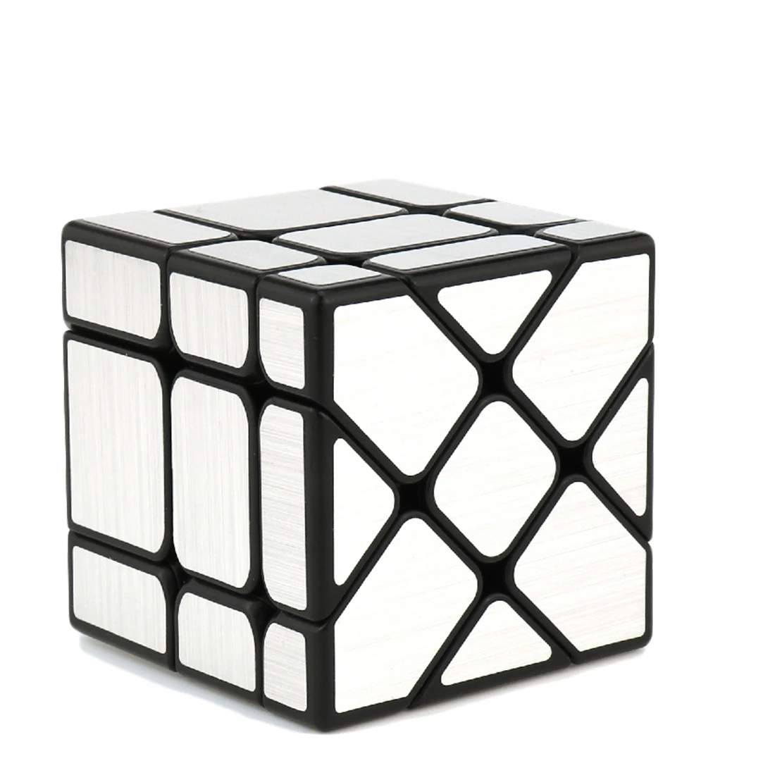 Silver MoYu Mofangjiaoshi Cubing класс Фишер зеркало Забавный витой волшебный куб головоломка игрушка для детей - Цвет: Silver