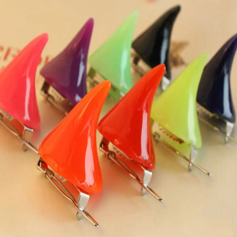 Заколки для волос с ушками дьявольских рогов Хэллоуина |